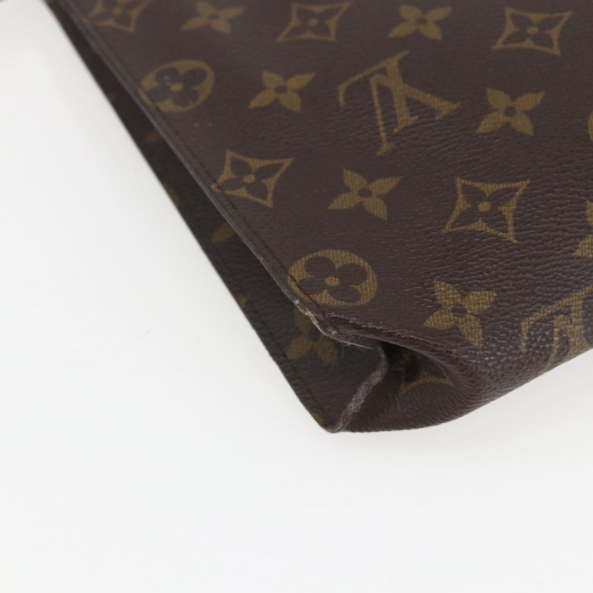LOUIS VUITTON Monogram Poche Toilette 26 Pouch M47542 LV Auth 162553