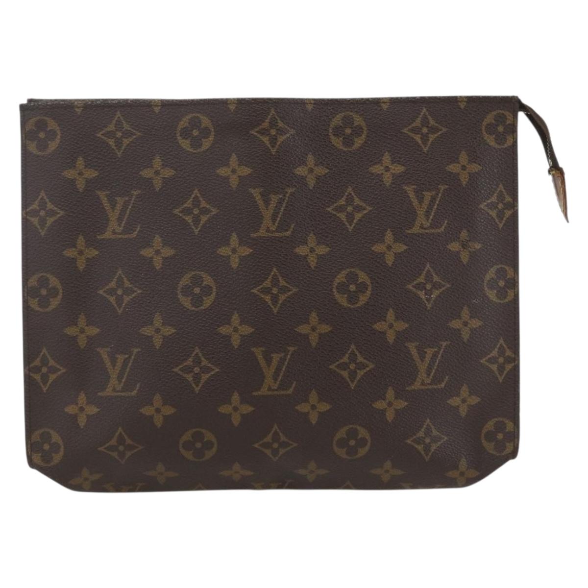 LOUIS VUITTON Monogram Poche Toilette 26 Pouch M47542 LV Auth 162553