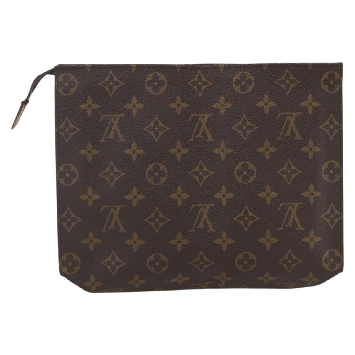 LOUIS VUITTON Monogram Poche Toilette 26 Pouch M47542 LV Auth 162553