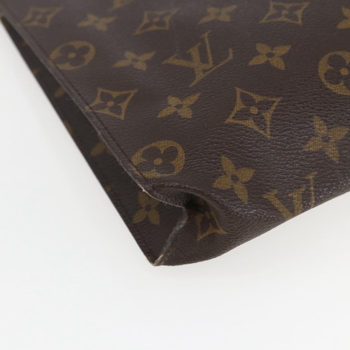 LOUIS VUITTON Monogram Poche Toilette 26 Pouch M47542 LV Auth 162553
