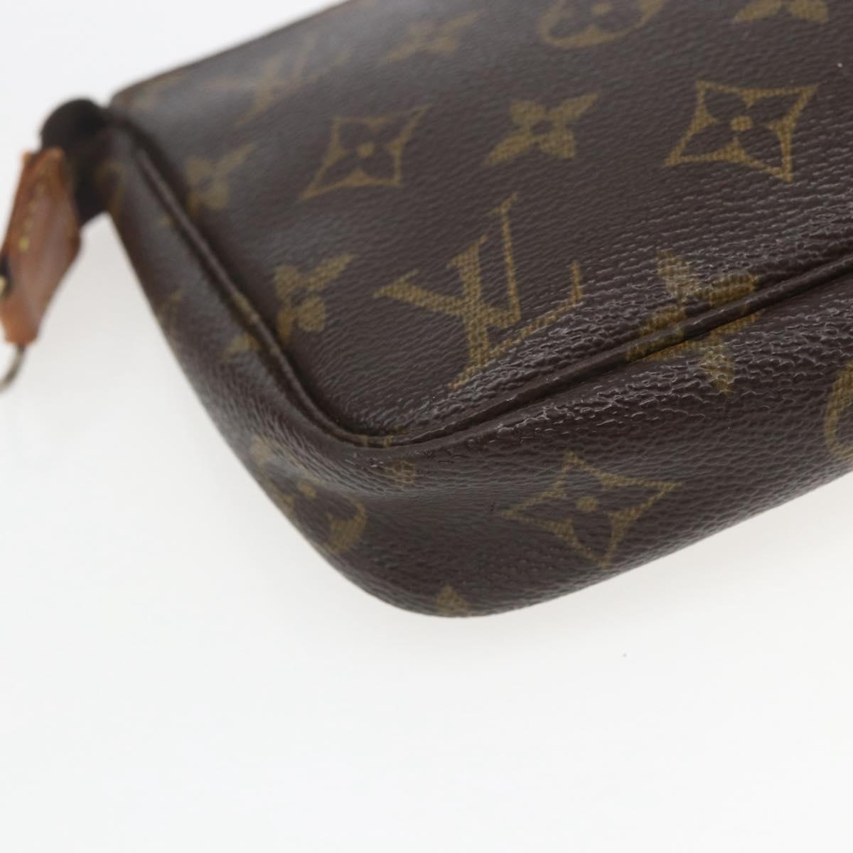 LOUIS VUITTON Monogram Pochette Accessoires Pouch M51980 LV Auth 162556