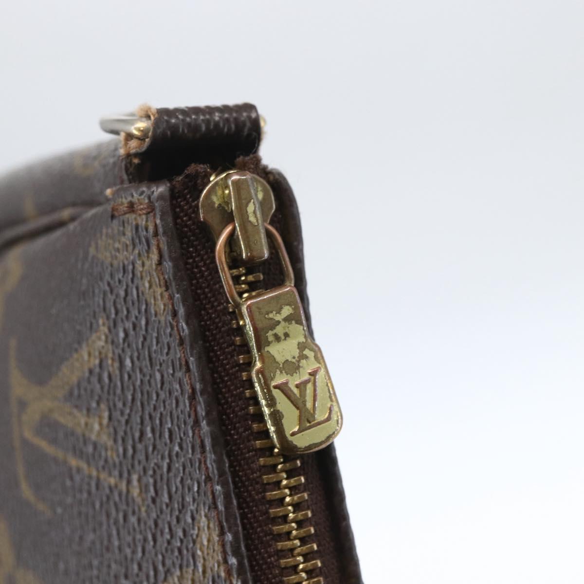 LOUIS VUITTON Monogram Pochette Accessoires Pouch M51980 LV Auth 162556