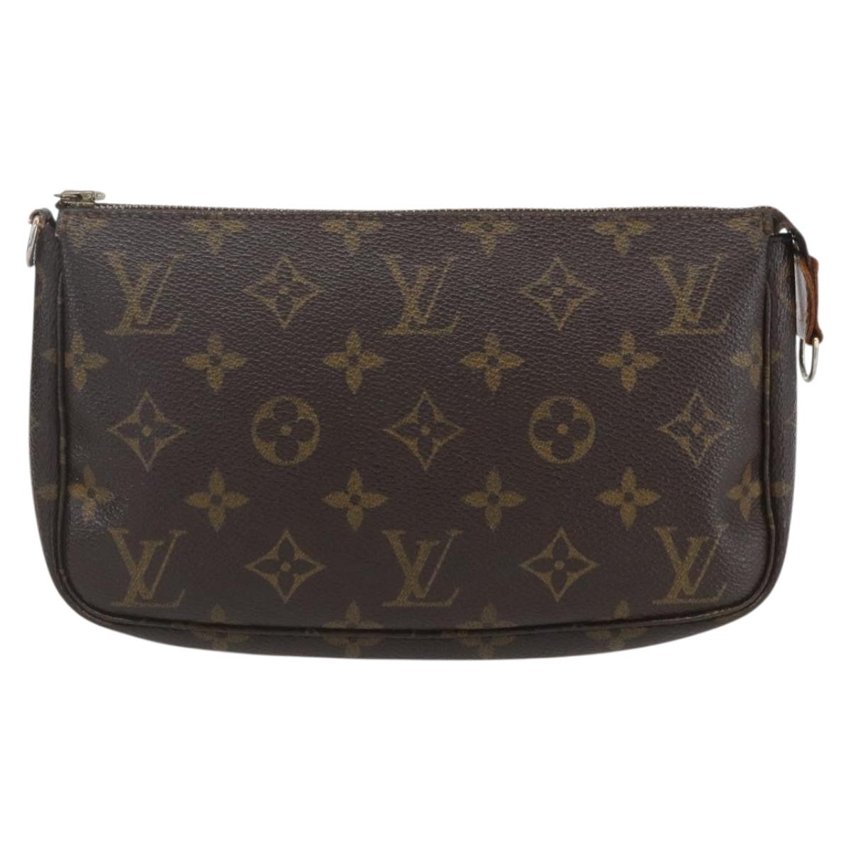 LOUIS VUITTON Monogram Pochette Accessoires Pouch M51980 LV Auth 162556