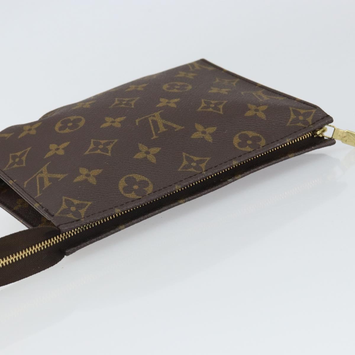 LOUIS VUITTON Monogram Poche Toilette 19 Pouch M47544 LV Auth 162560