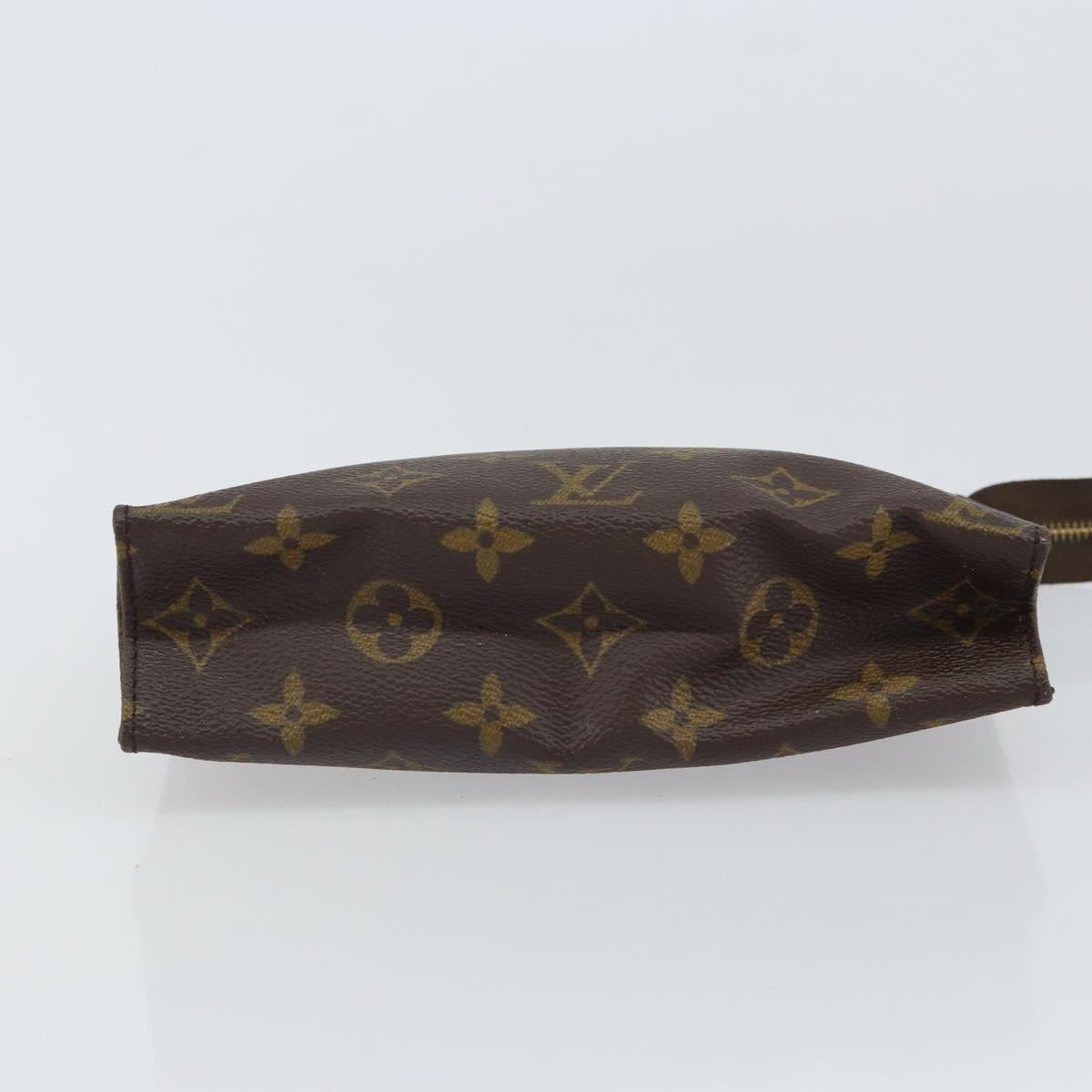 LOUIS VUITTON Monogram Poche Toilette 19 Pouch M47544 LV Auth 162560