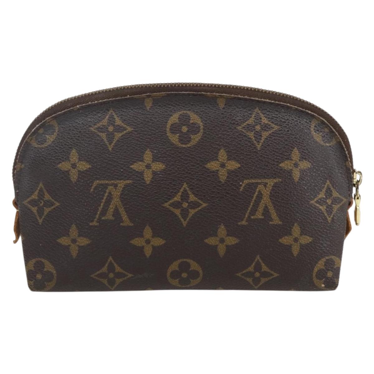 LOUIS VUITTON Monogram Pochette Cosmetic PM Pouch M43998 LV Auth 162561