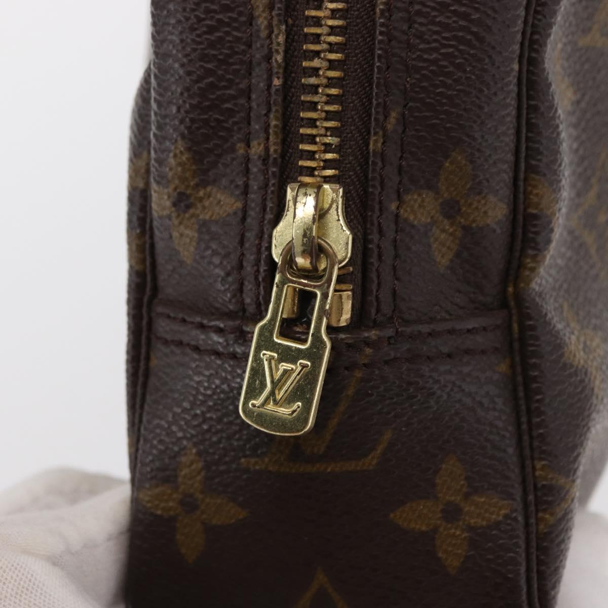 LOUIS VUITTON Monogram Trousse Toilette 23 Clutch Bag M47524 LV Auth 162564