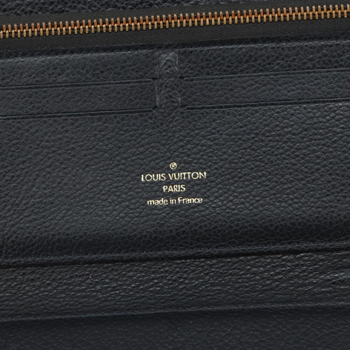 LOUIS VUITTON Monogram Empreinte Portefeuille Secret Long M93435 LV Auth 162566