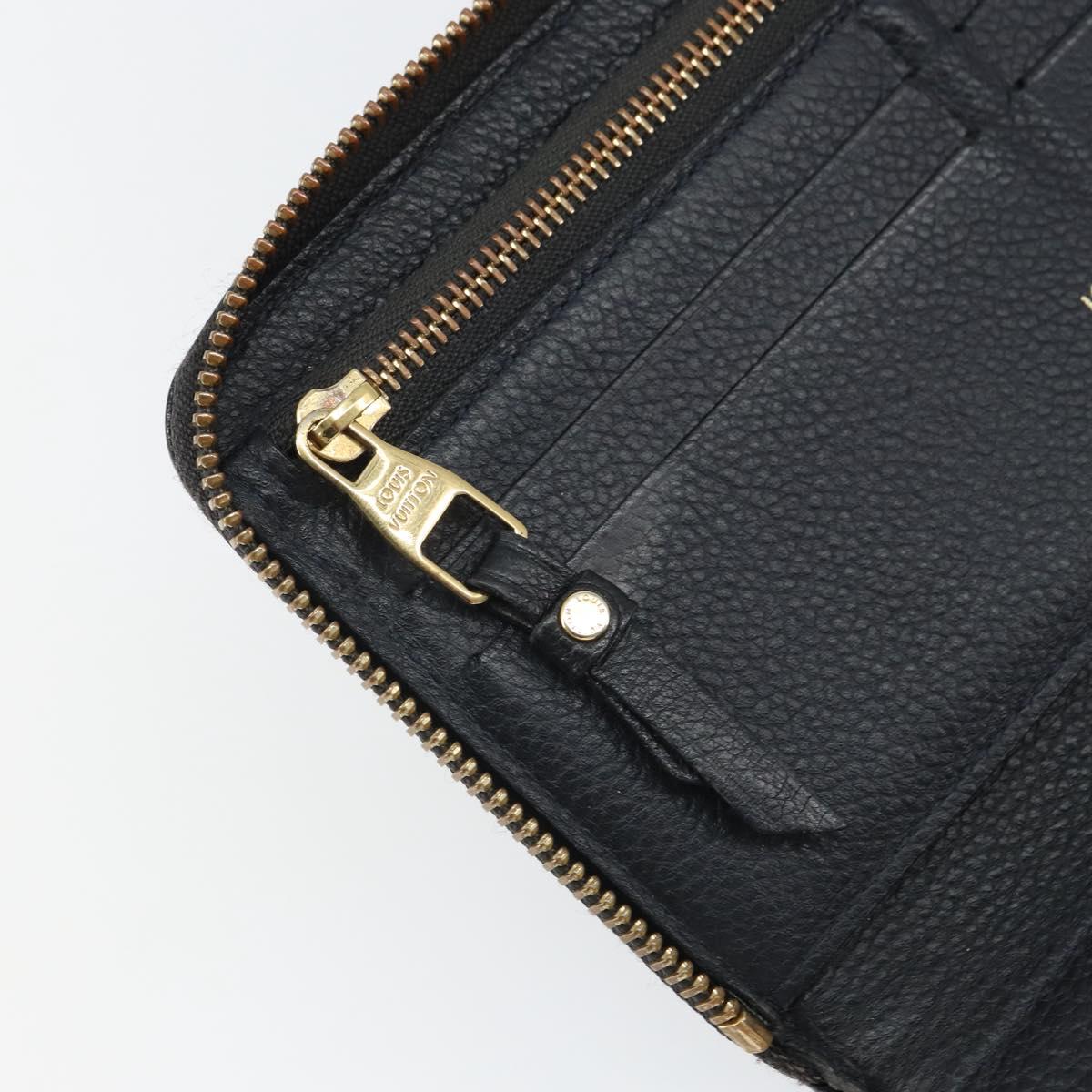 LOUIS VUITTON Monogram Empreinte Portefeuille Secret Long M93435 LV Auth 162566