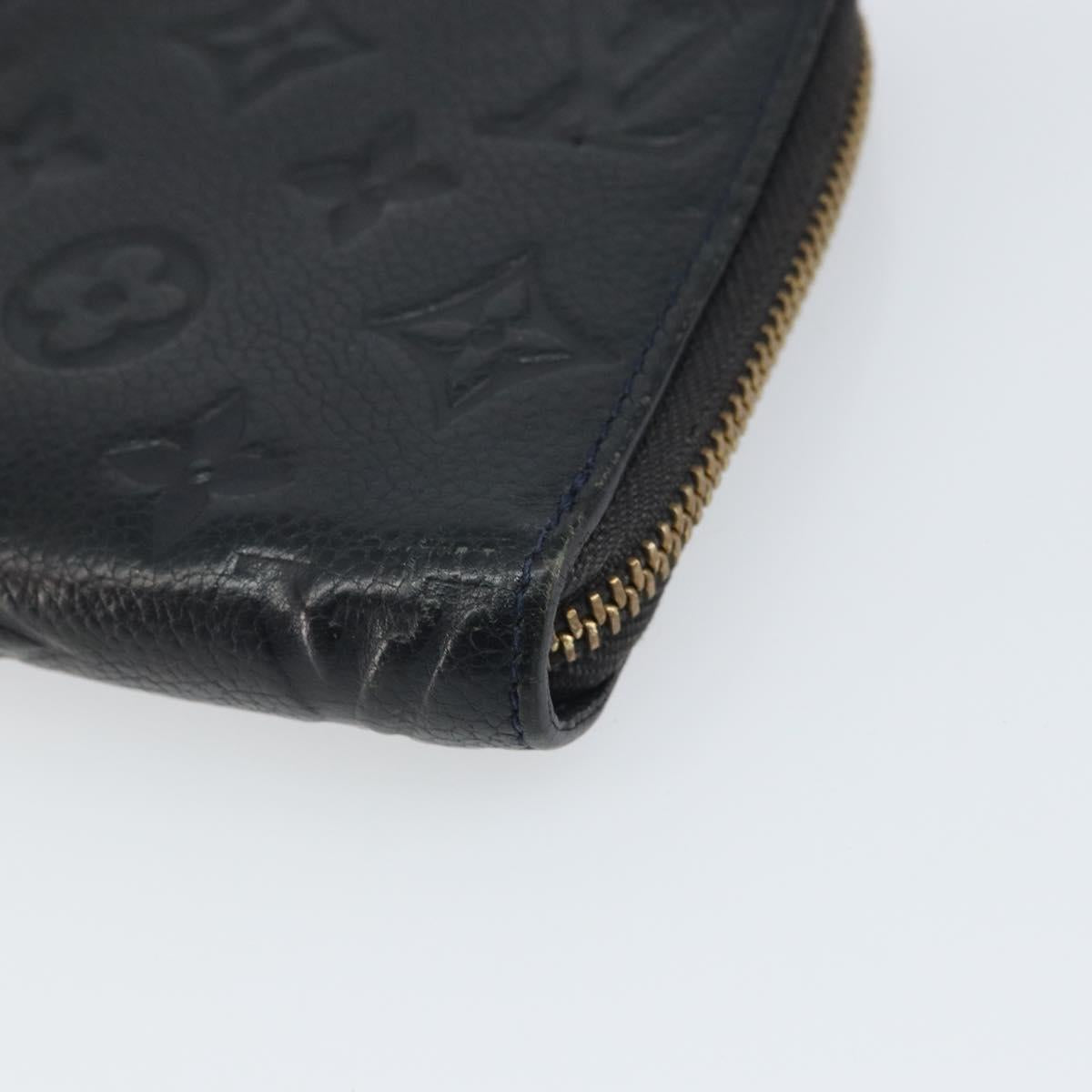 LOUIS VUITTON Monogram Empreinte Portefeuille Secret Long M93435 LV Auth 162566