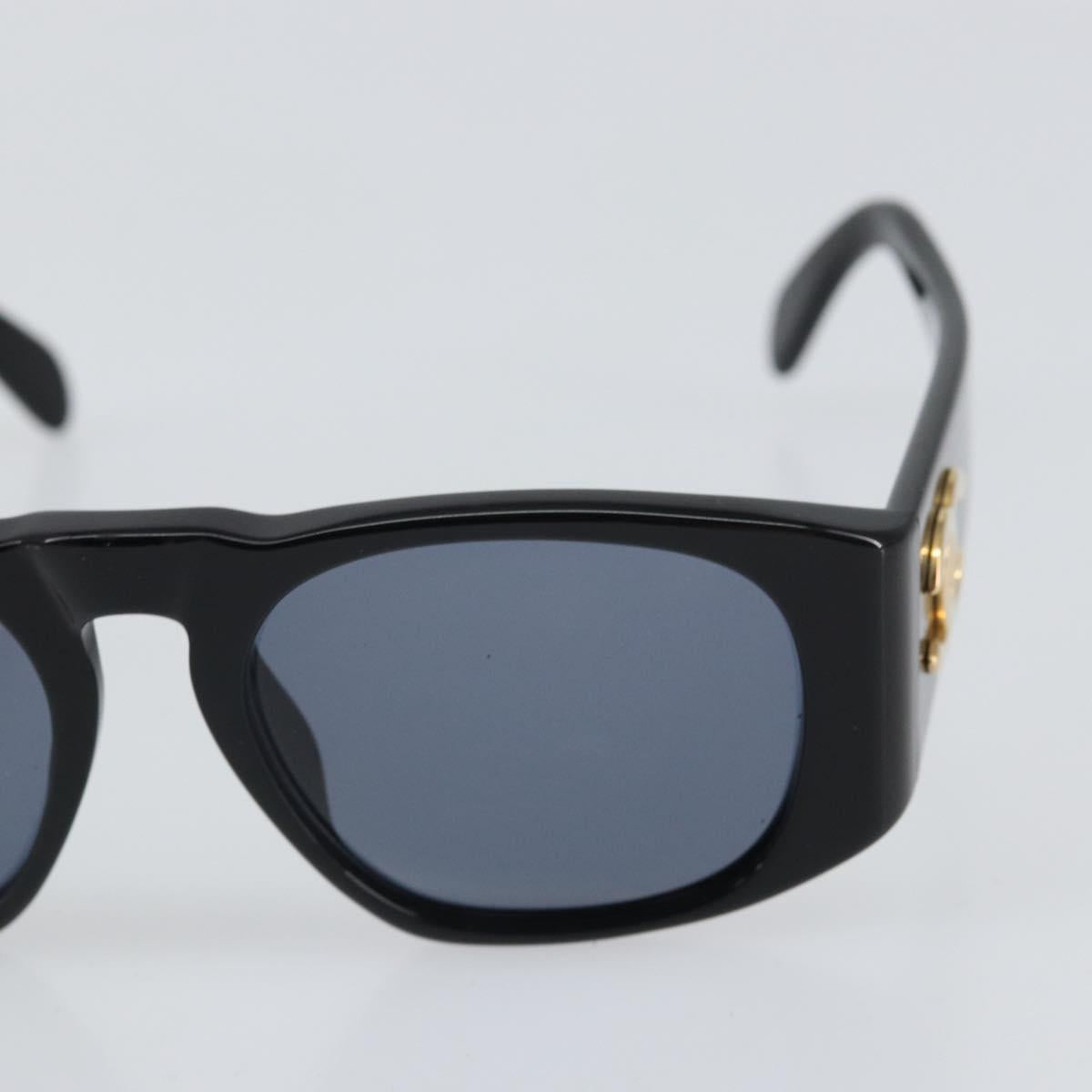 CHANEL Sunglasses plastic Black CC Auth 162582