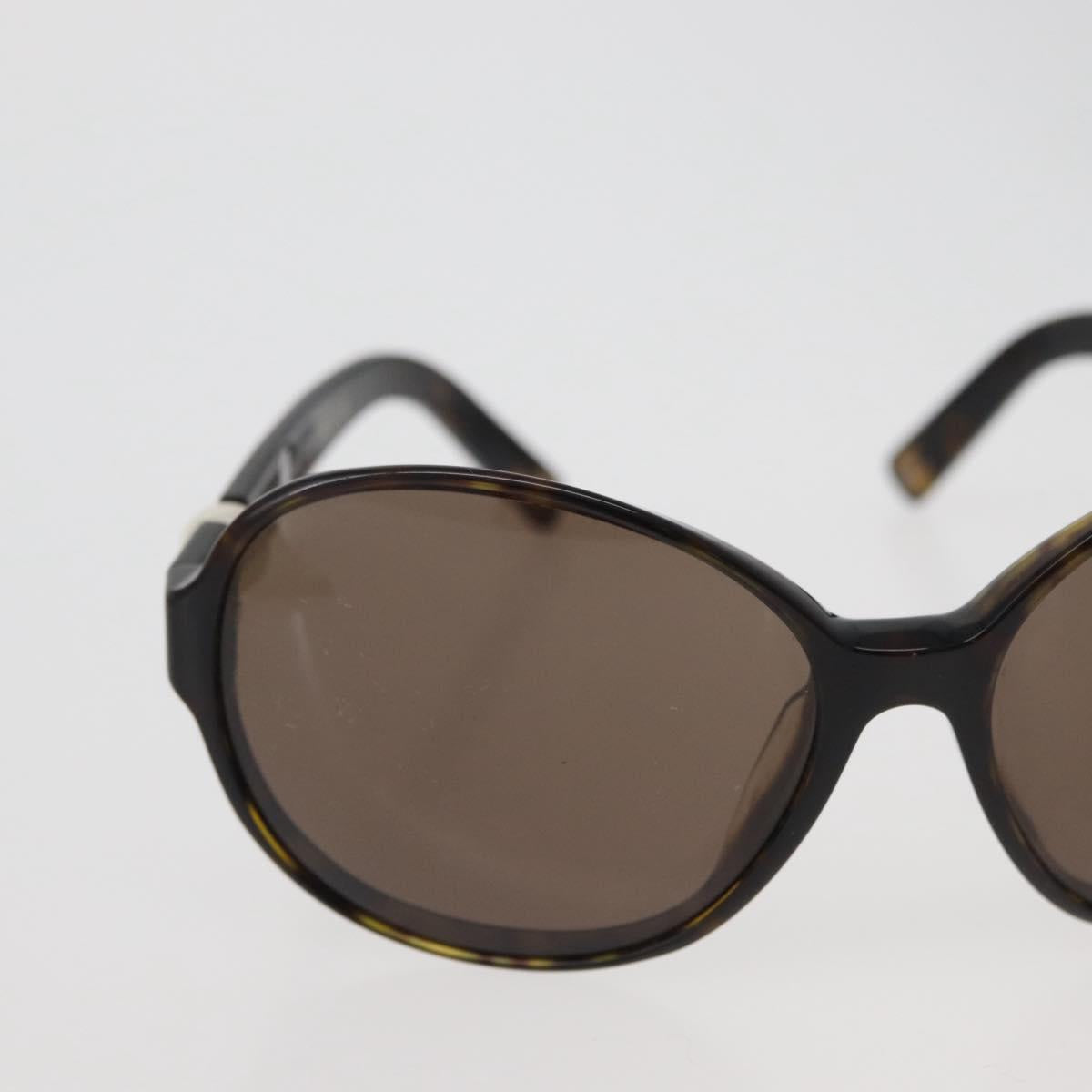 CHANEL Tortoise Sunglasses plastic Brown CC Auth 162588