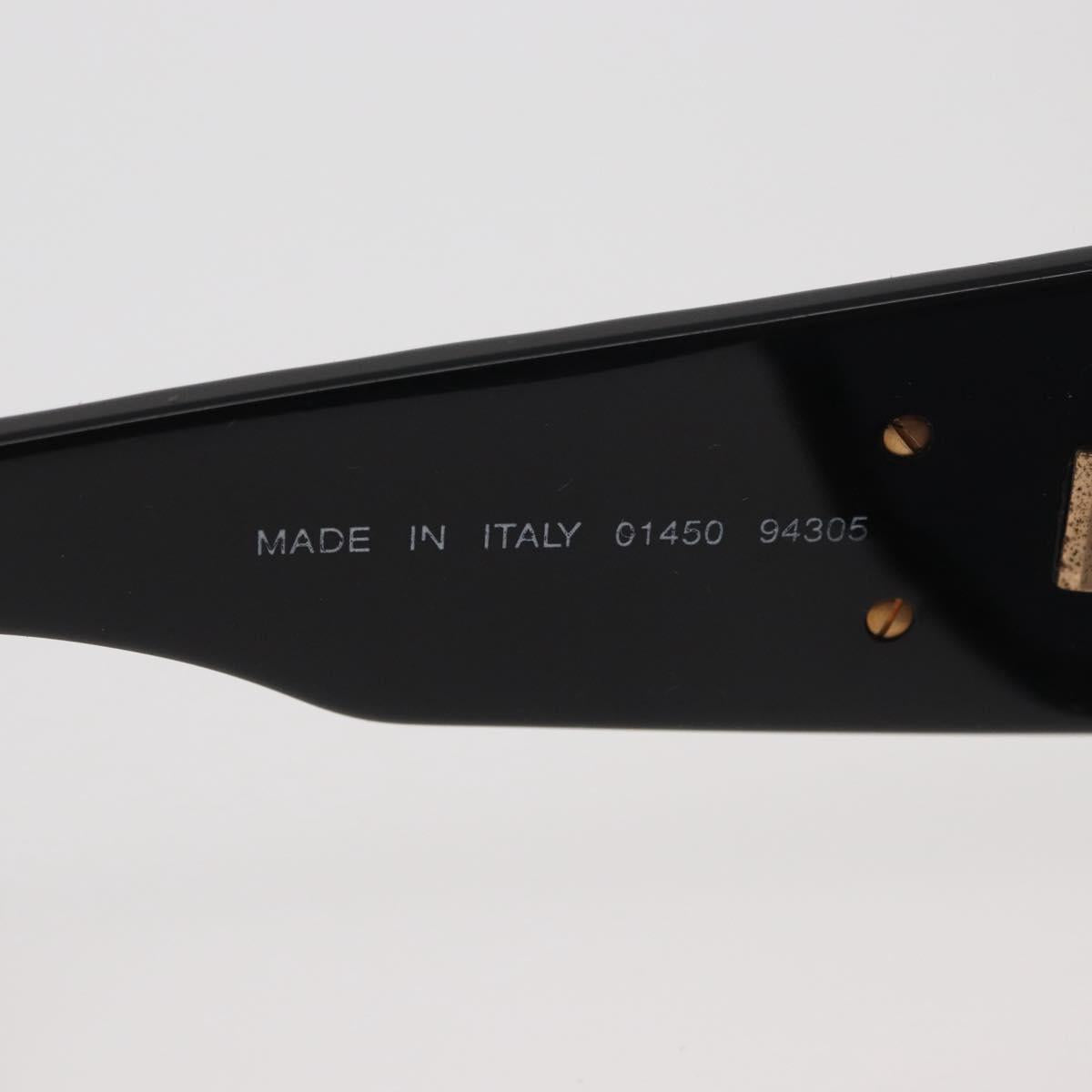 CHANEL Sunglasses plastic Black CC Auth 162592