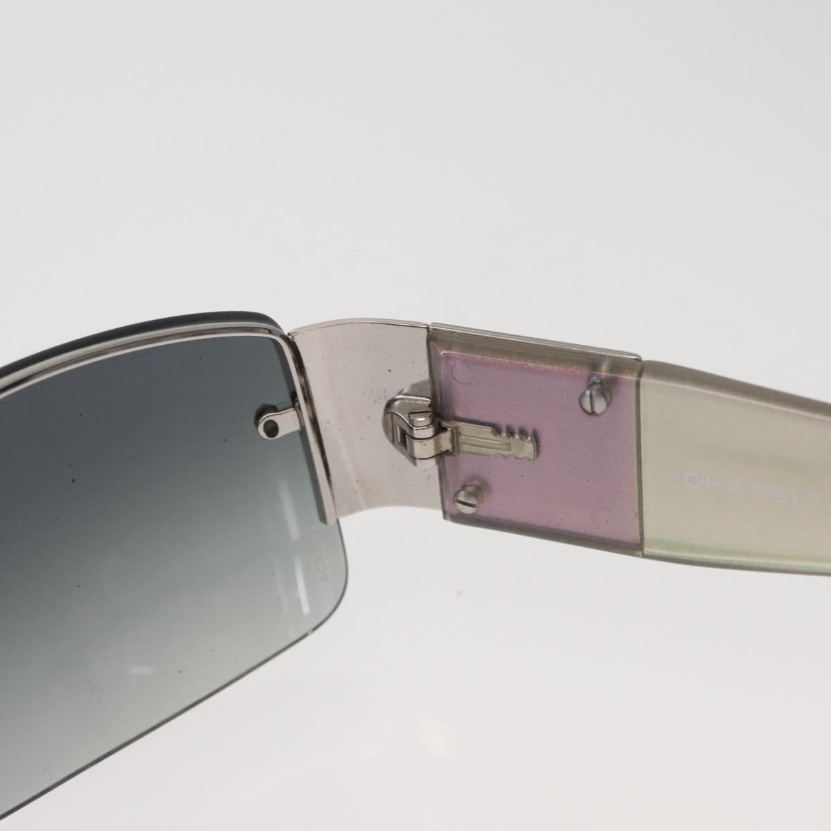 CHANEL Sunglasses plastic Opal CC Auth 162593