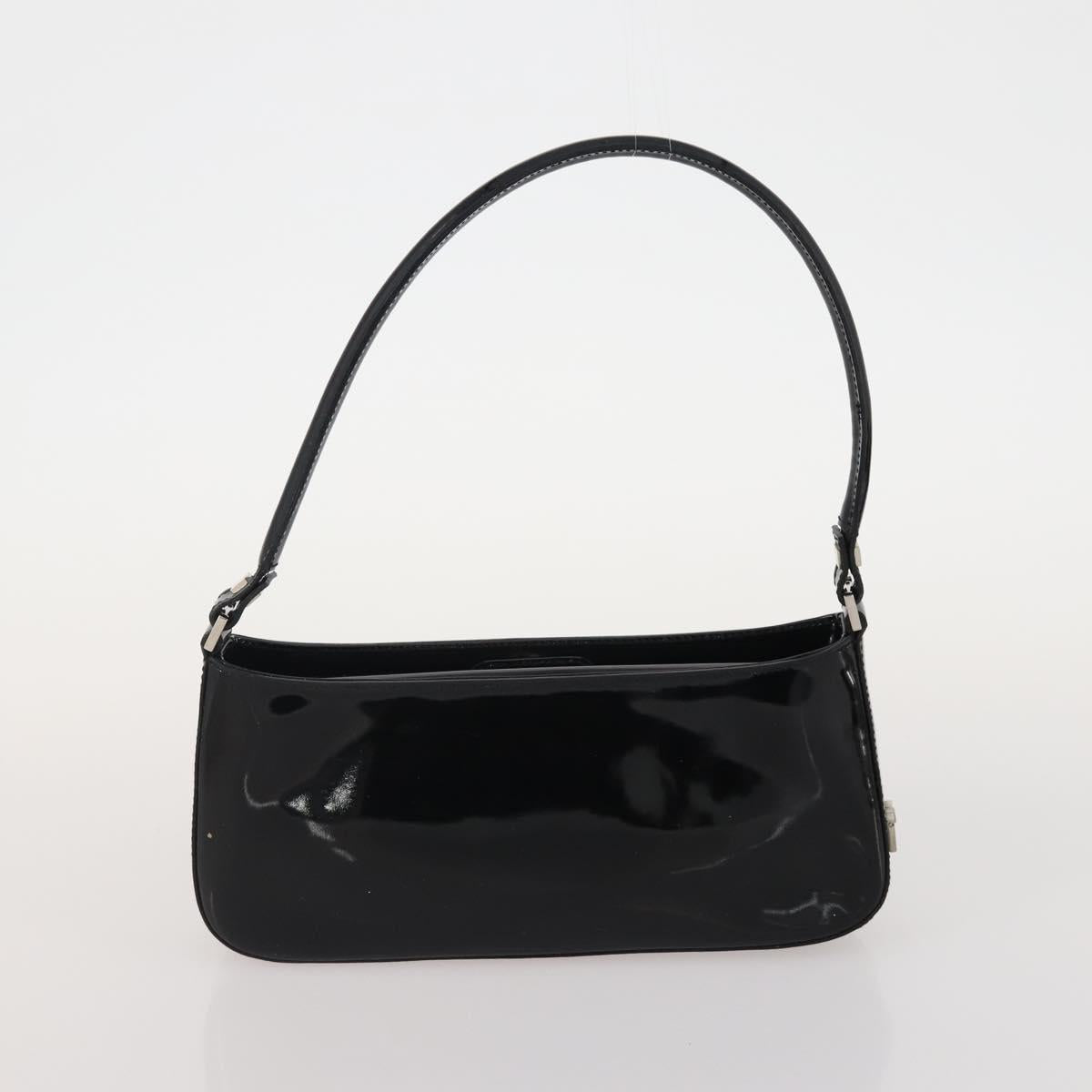 Salvatore Ferragamo Hand Bag Patent leather 3 Set White Black Navy Auth 162600
