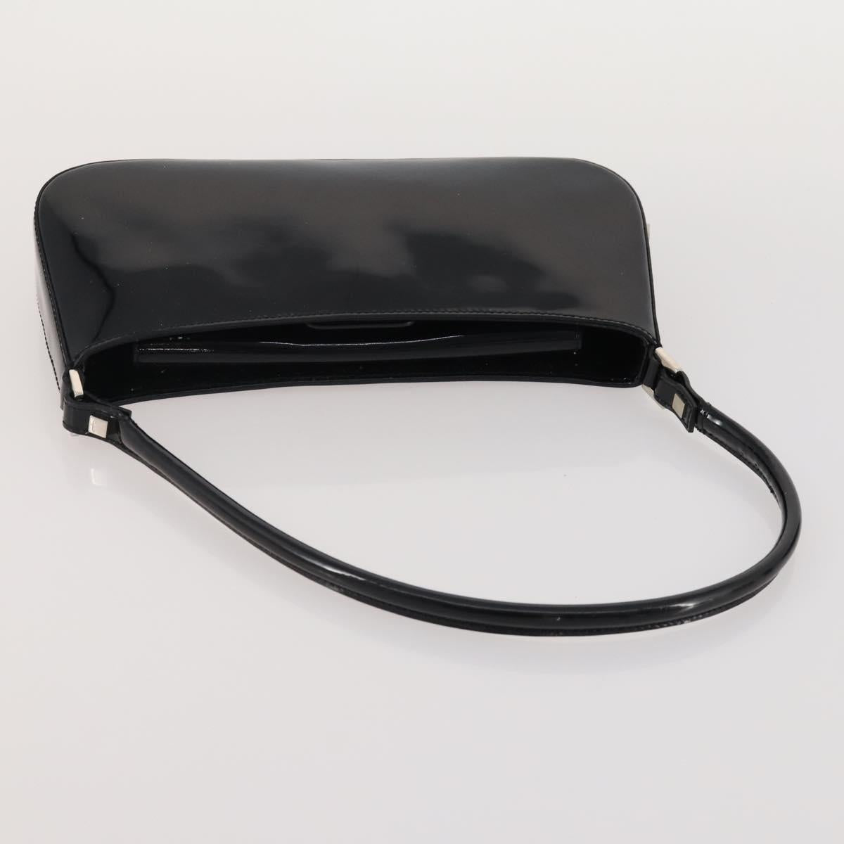 Salvatore Ferragamo Hand Bag Patent leather 3 Set White Black Navy Auth 162600