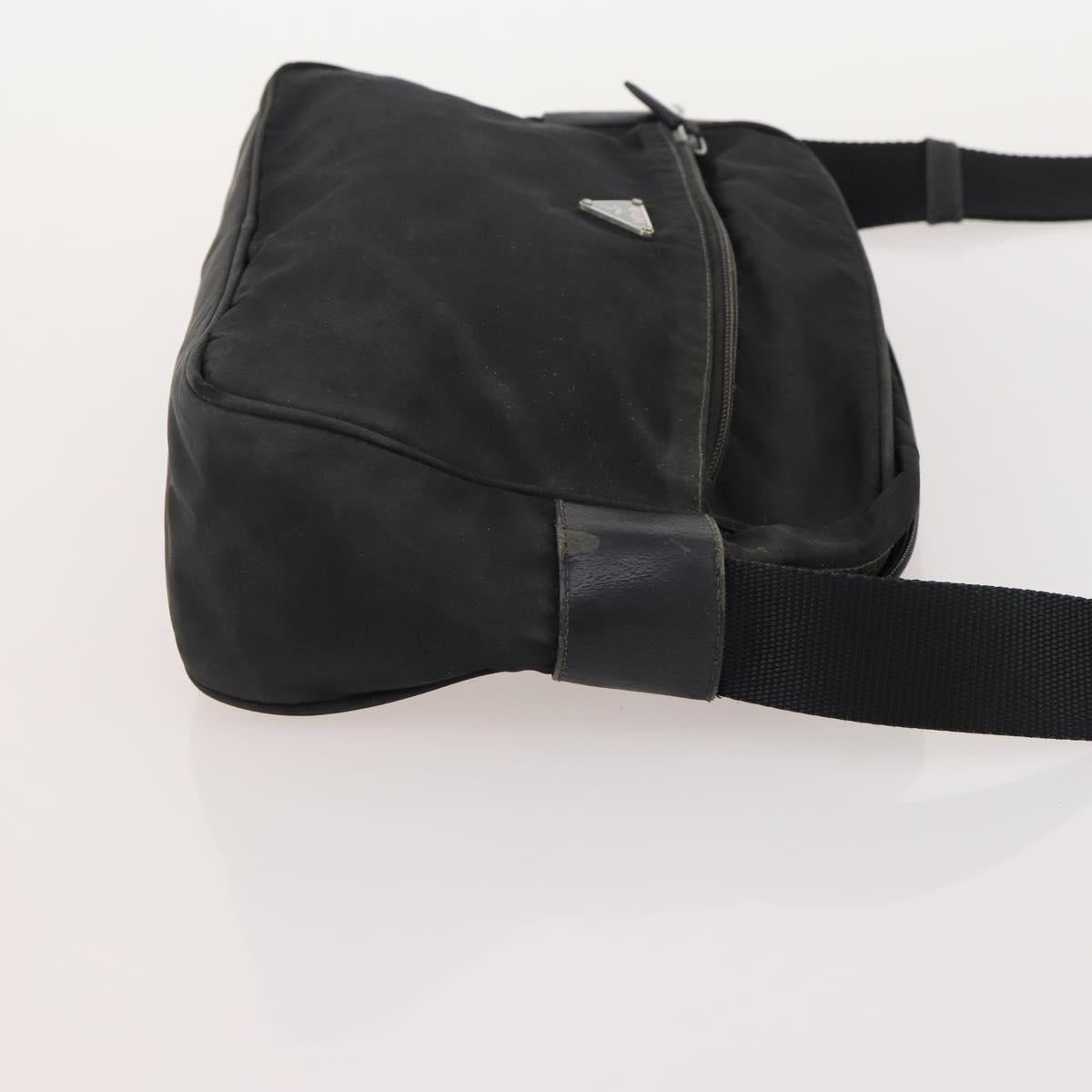 PRADA Hand Bag Nylon 3 Set Black Auth 162603