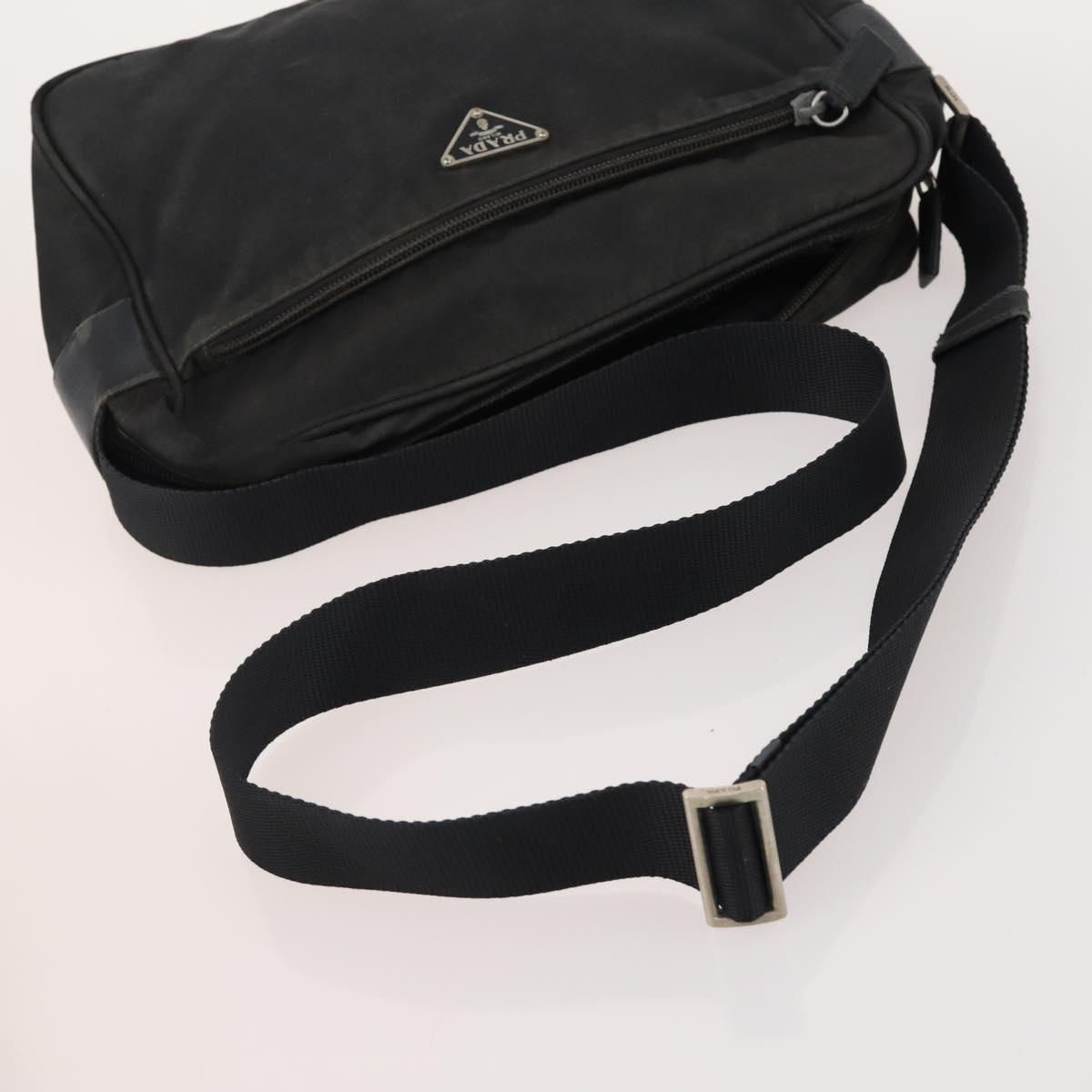 PRADA Hand Bag Nylon 3 Set Black Auth 162603