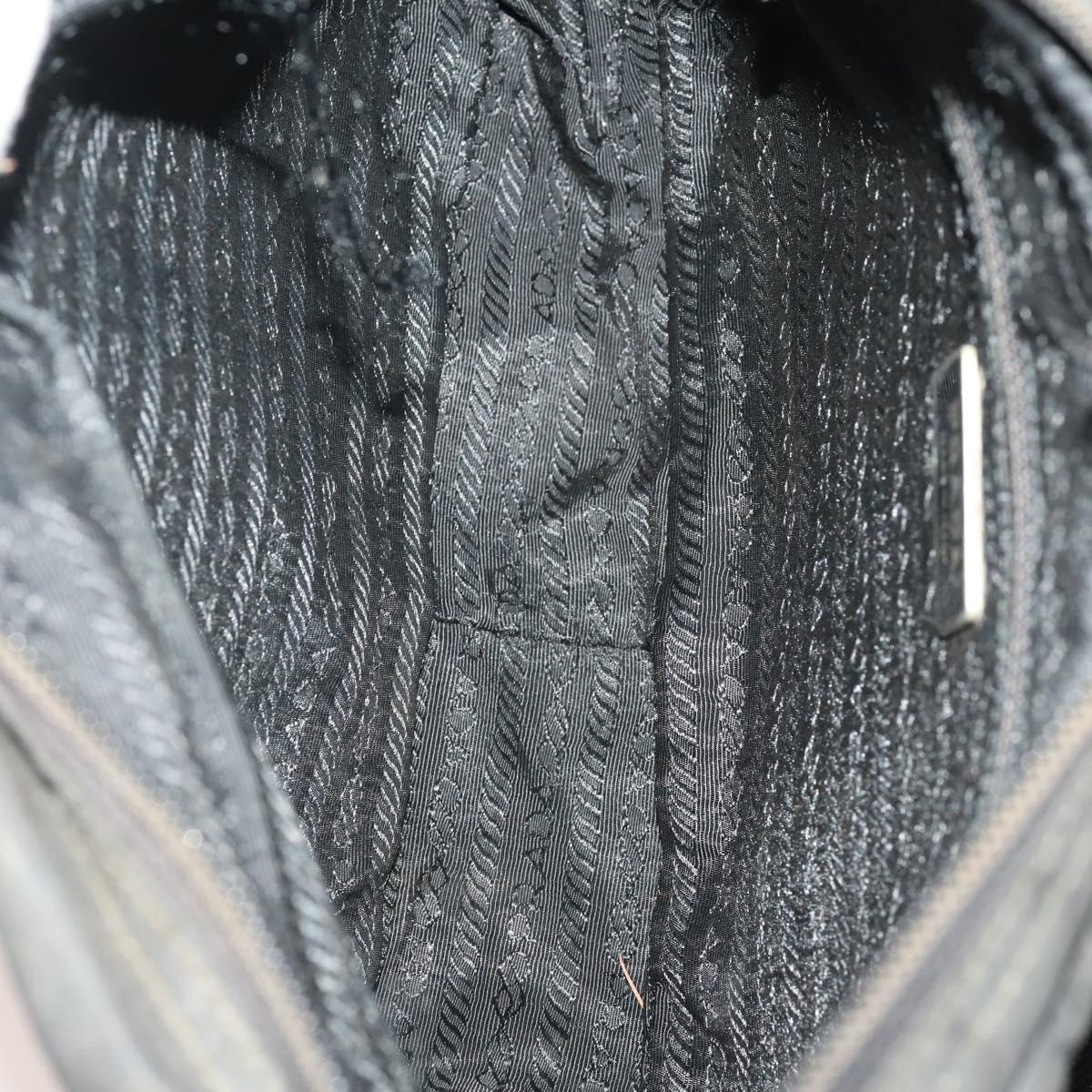PRADA Hand Bag Nylon 3 Set Black Auth 162603