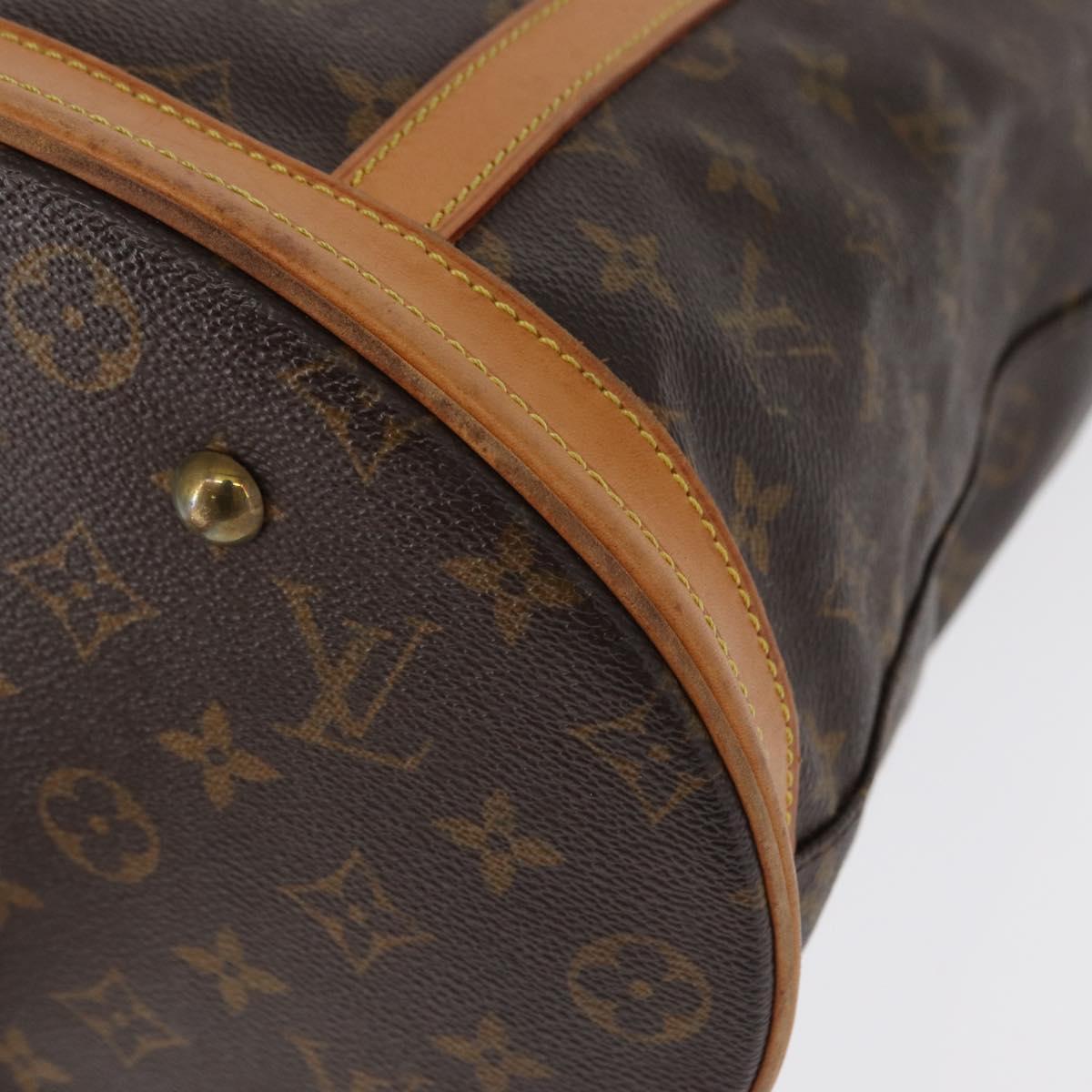 LOUIS VUITTON Monogram Bucket GM Shoulder Bag M42236 LV Auth 162681