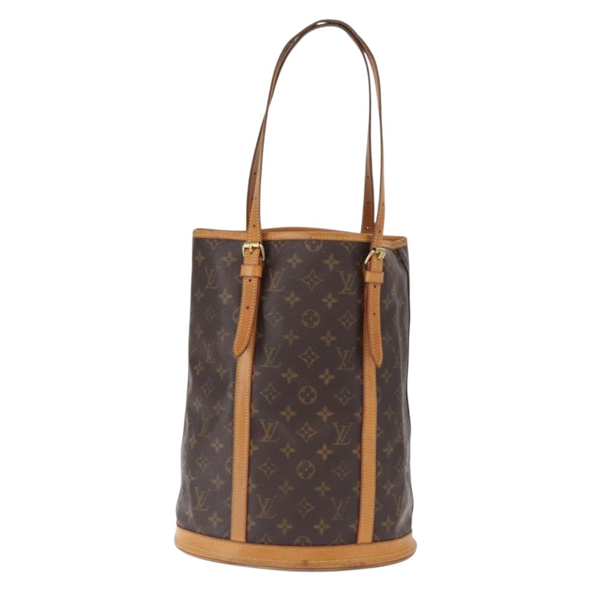 LOUIS VUITTON Monogram Bucket GM Shoulder Bag M42236 LV Auth 162681