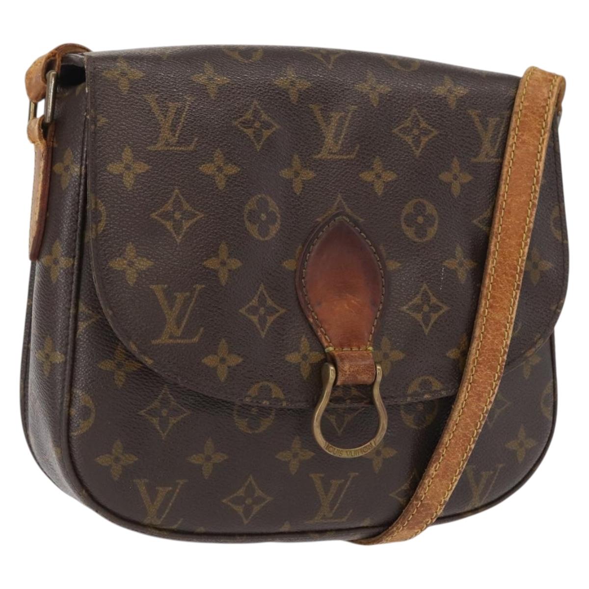 LOUIS VUITTON Monogram Saint Cloud GM Shoulder Bag M51242 LV Auth 162682