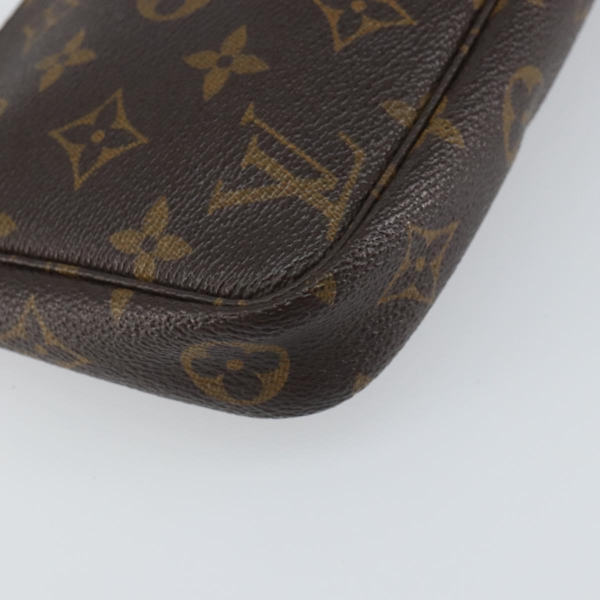 LOUIS VUITTON Monogram Pochette Accessoires Pouch M51980 LV Auth 162685