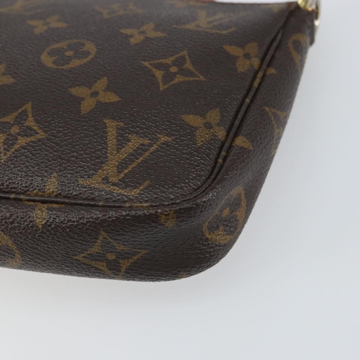 LOUIS VUITTON Monogram Pochette Accessoires Pouch M51980 LV Auth 162685