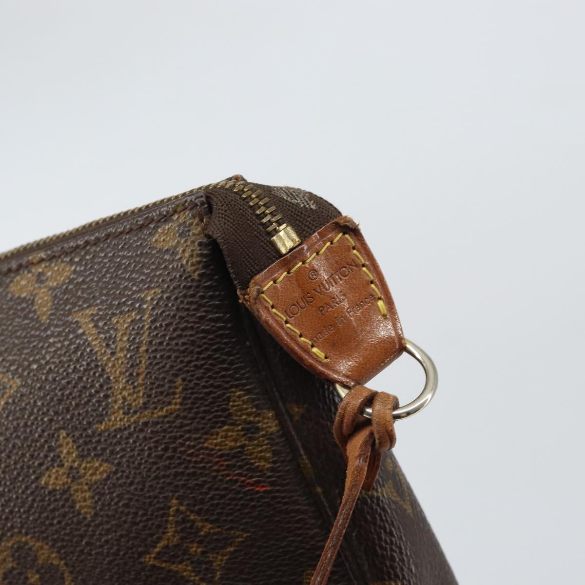 LOUIS VUITTON Monogram Pochette Accessoires Pouch M51980 LV Auth 162690