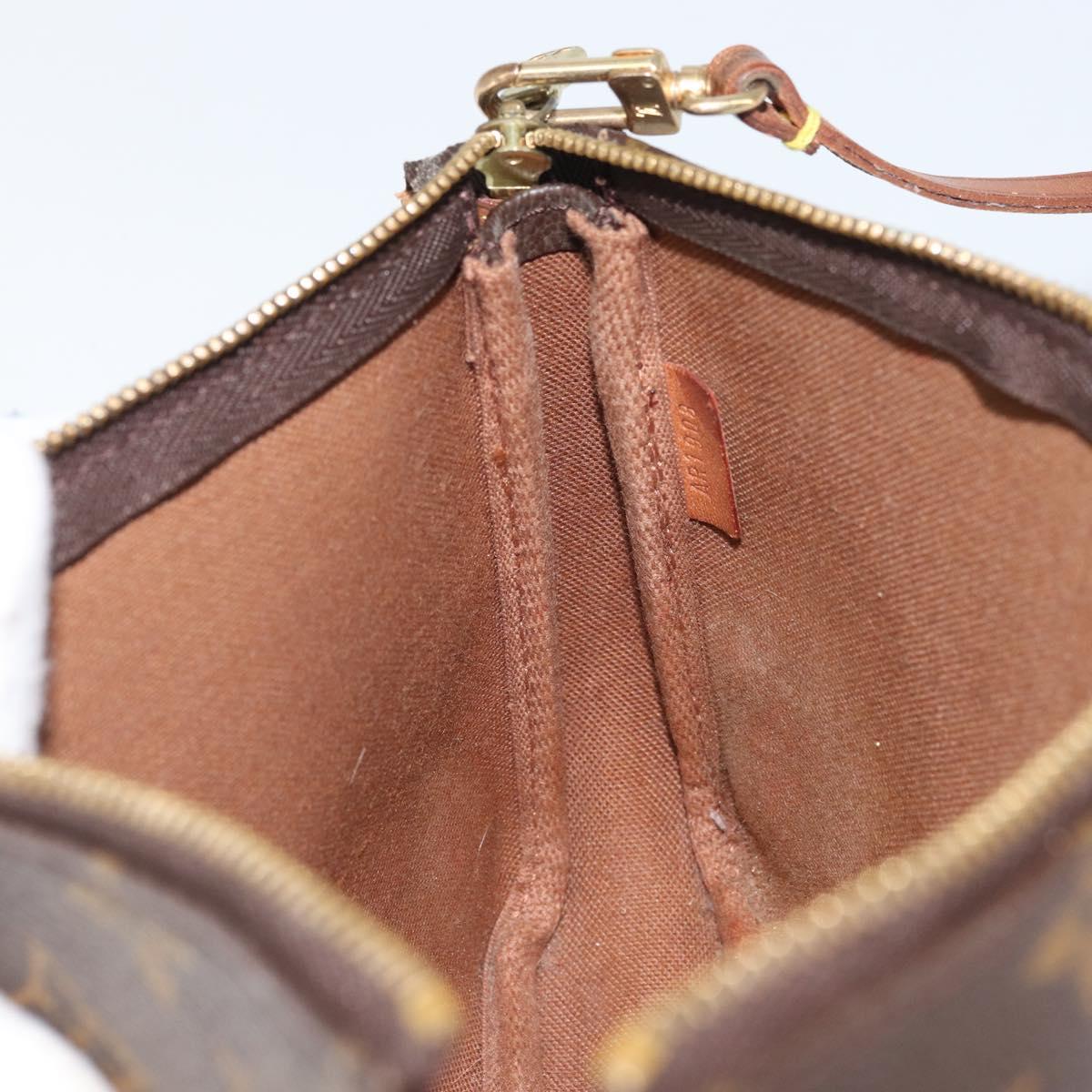 LOUIS VUITTON Monogram Pochette Accessoires Pouch M51980 LV Auth 162690