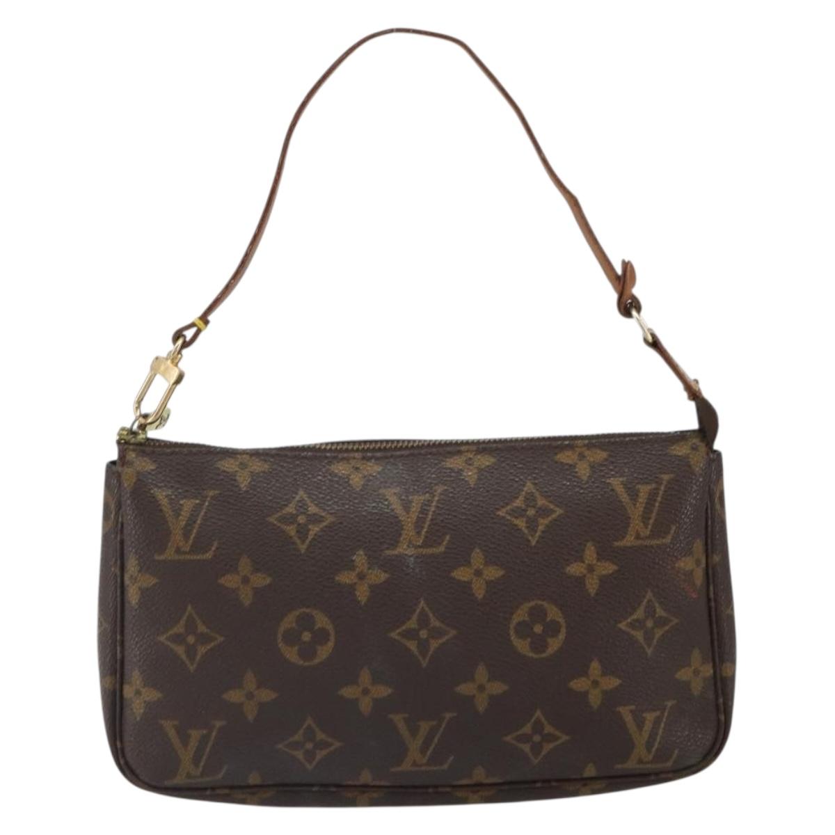 LOUIS VUITTON Monogram Pochette Accessoires Pouch M51980 LV Auth 162690