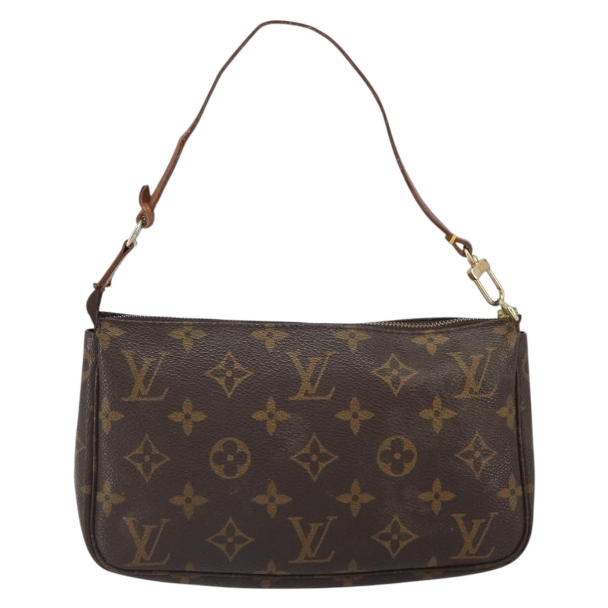LOUIS VUITTON Monogram Pochette Accessoires Pouch M51980 LV Auth 162690