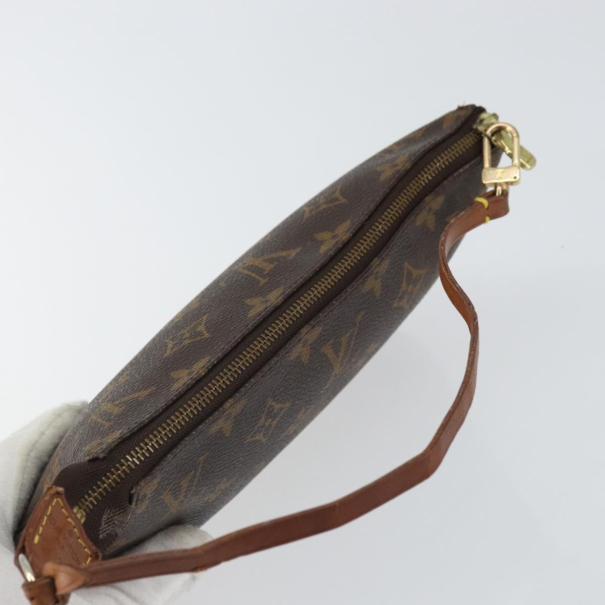 LOUIS VUITTON Monogram Pochette Accessoires Pouch M51980 LV Auth 162690