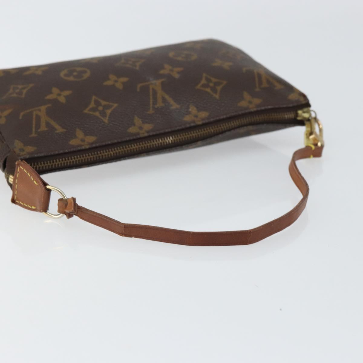 LOUIS VUITTON Monogram Pochette Accessoires Pouch M51980 LV Auth 162690
