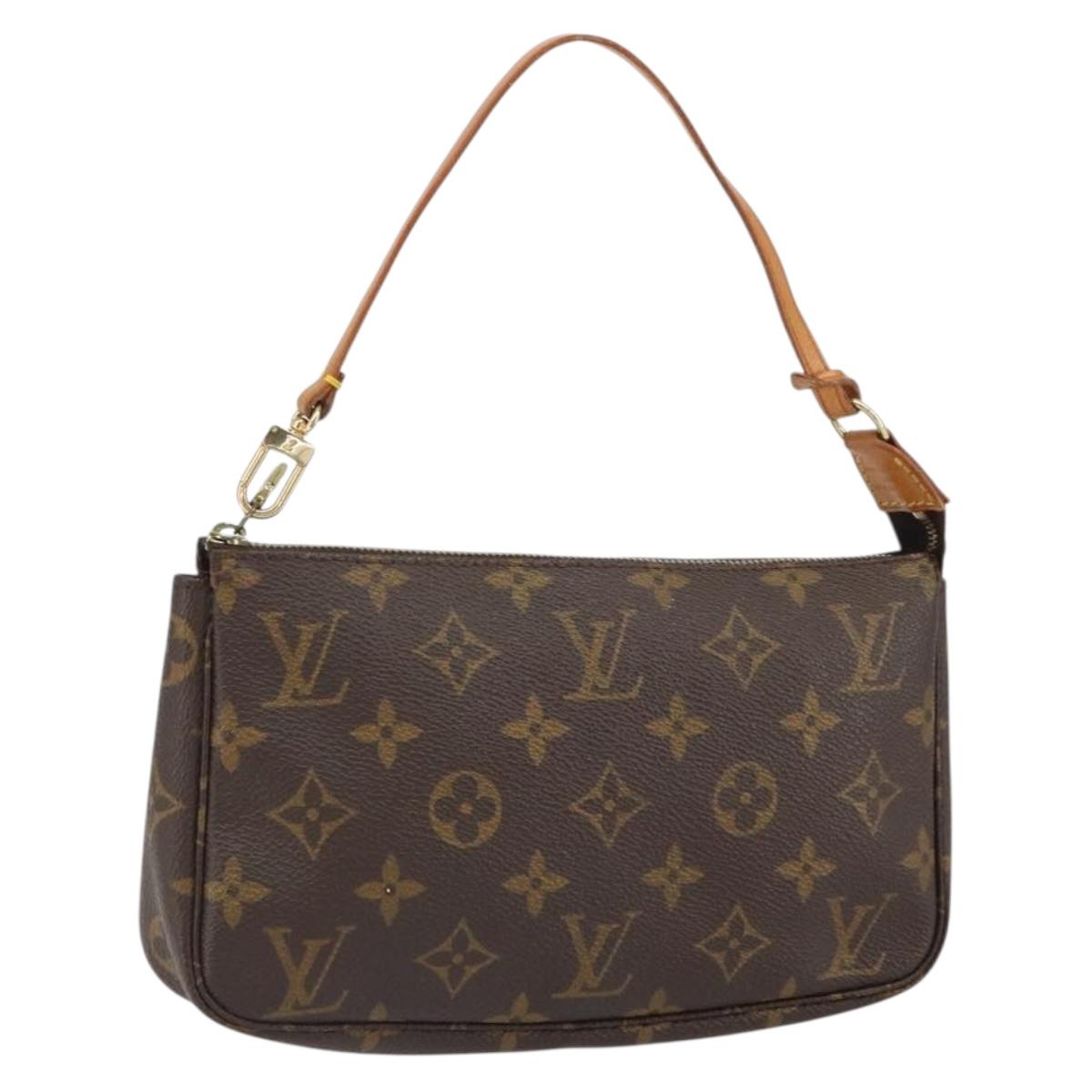 LOUIS VUITTON Monogram Pochette Accessoires Pouch M51980 LV Auth 162692