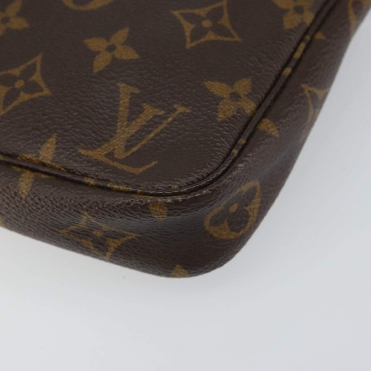 LOUIS VUITTON Monogram Pochette Accessoires Pouch M51980 LV Auth 162692