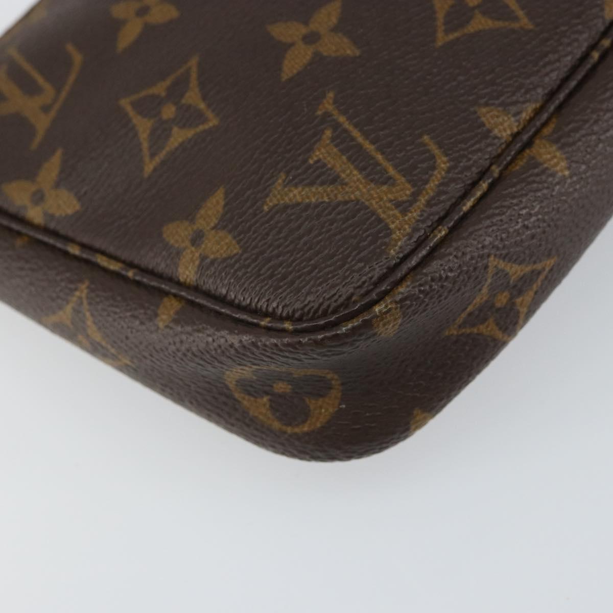 LOUIS VUITTON Monogram Pochette Accessoires Pouch M51980 LV Auth 162692