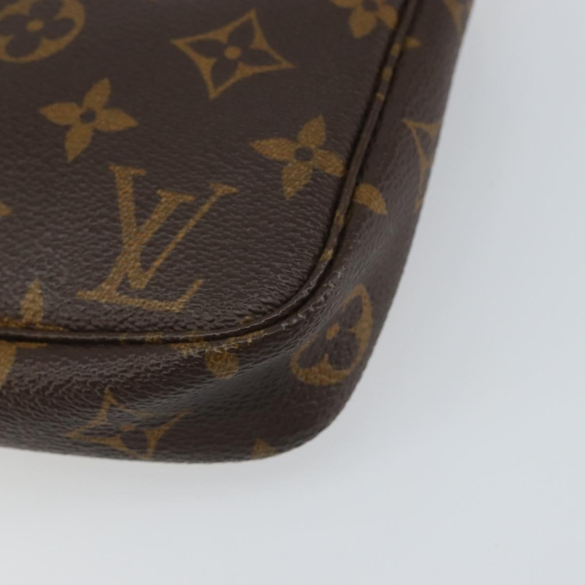 LOUIS VUITTON Monogram Pochette Accessoires Pouch M51980 LV Auth 162692