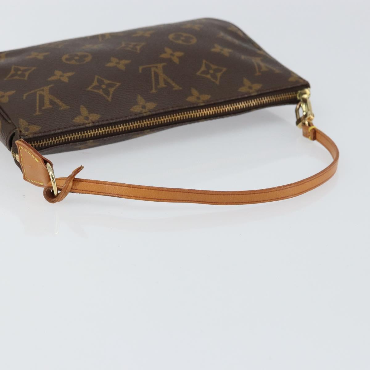 LOUIS VUITTON Monogram Pochette Accessoires Pouch M51980 LV Auth 162692