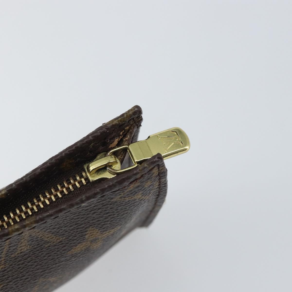 LOUIS VUITTON Monogram Bucket PM Accessory Pouch LV Auth 162695