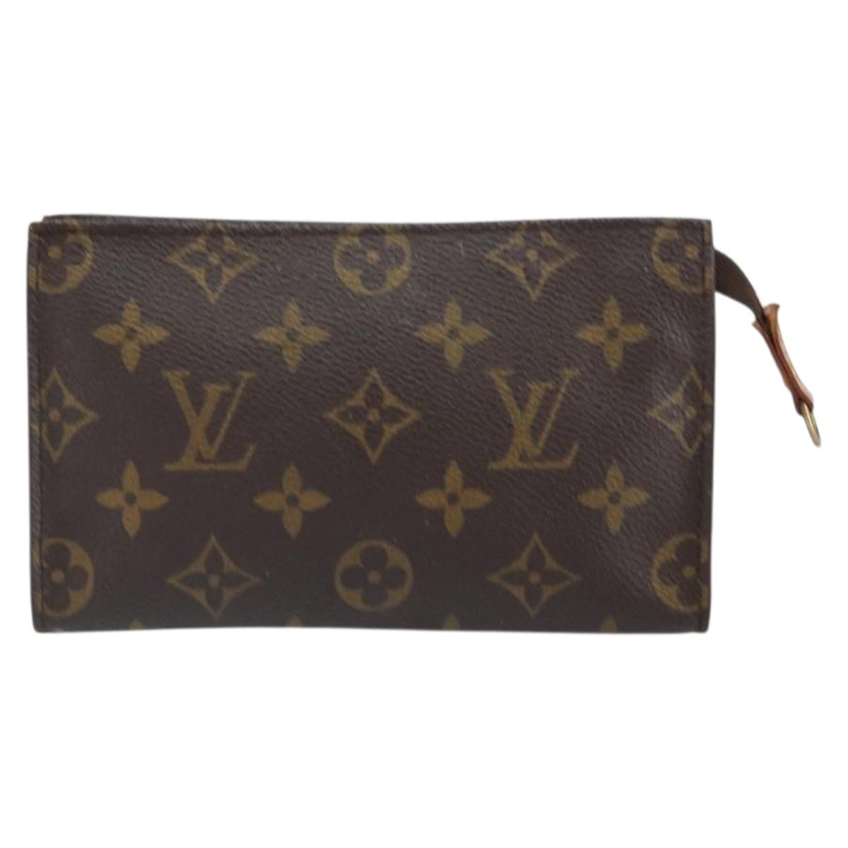 LOUIS VUITTON Monogram Bucket PM Accessory Pouch LV Auth 162695