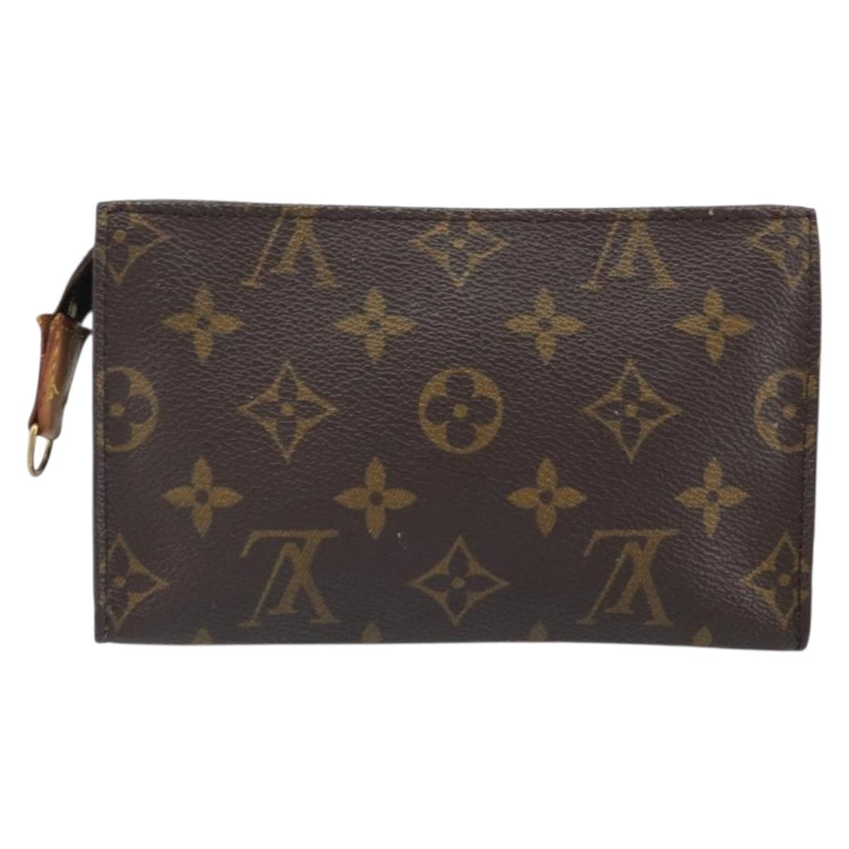 LOUIS VUITTON Monogram Bucket PM Accessory Pouch LV Auth 162695