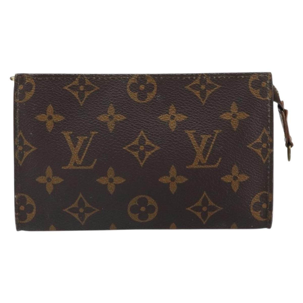 LOUIS VUITTON Monogram Bucket PM Accessory Pouch LV Auth 162697