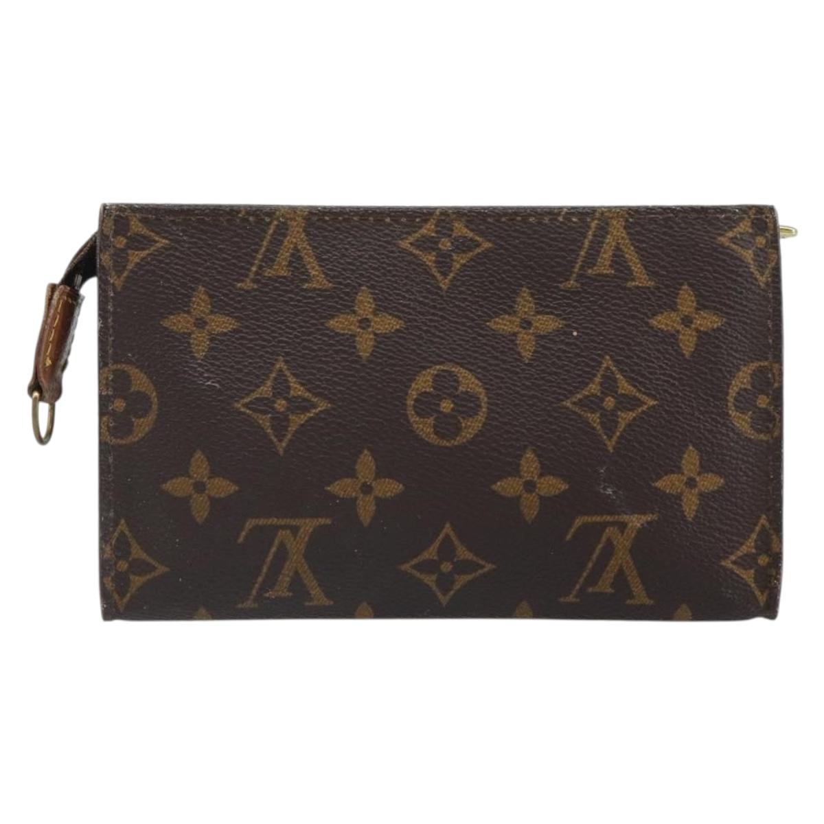 LOUIS VUITTON Monogram Bucket PM Accessory Pouch LV Auth 162697