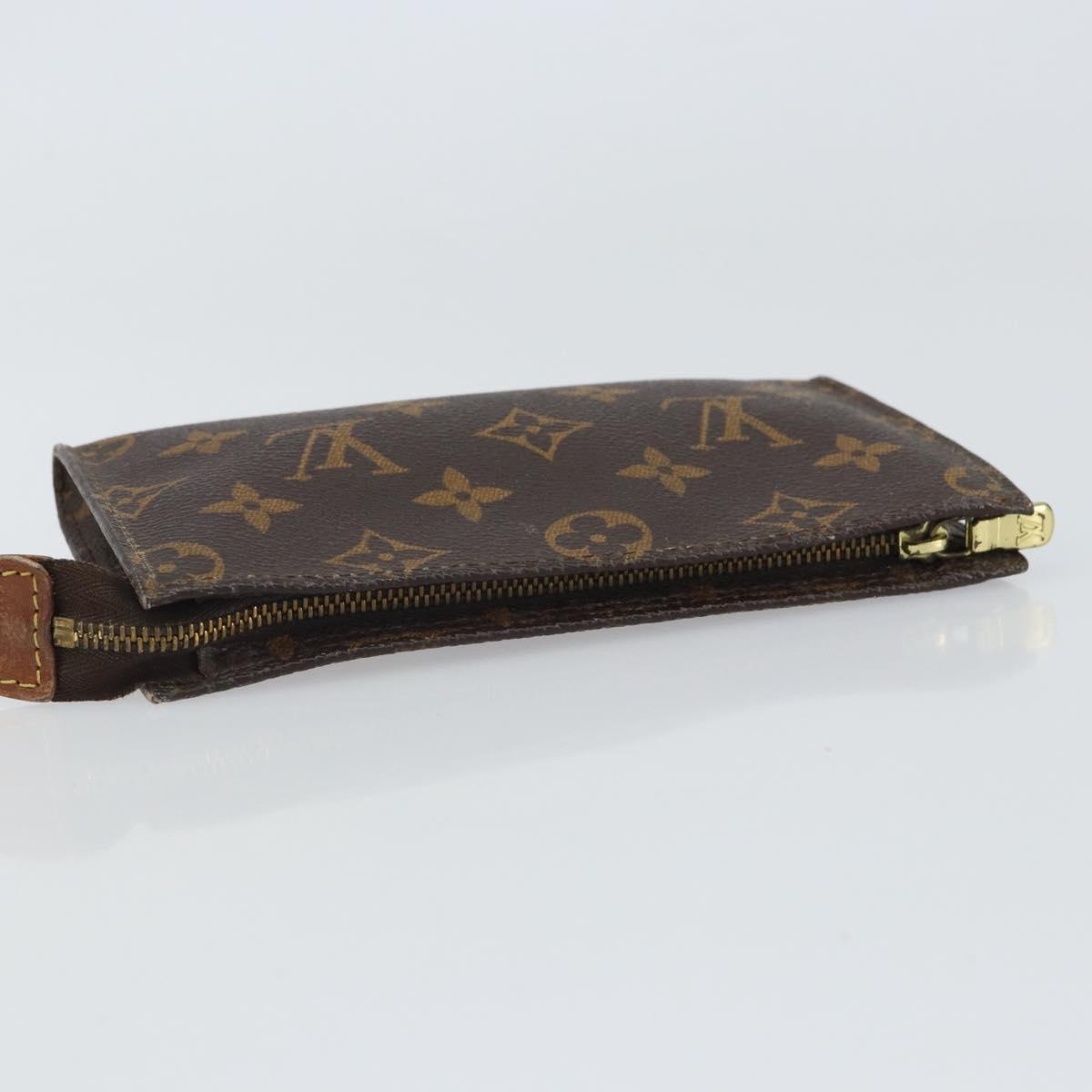 LOUIS VUITTON Monogram Bucket PM Accessory Pouch LV Auth 162697