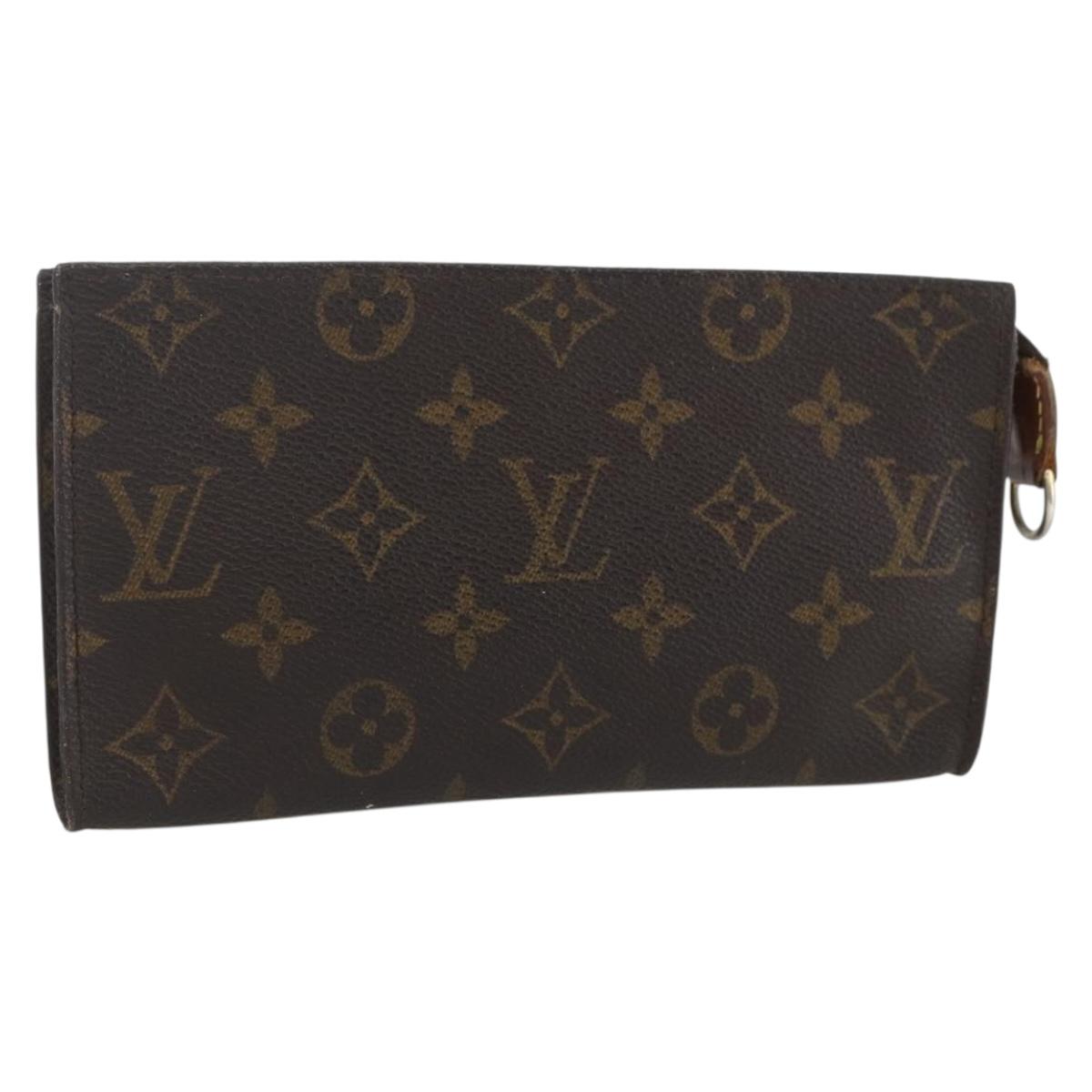 LOUIS VUITTON Monogram Bucket GM Accessory Pouch LV Auth 162698