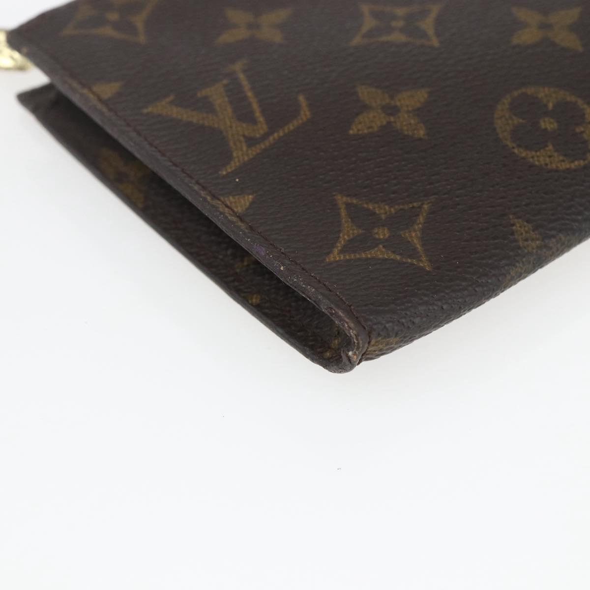 LOUIS VUITTON Monogram Bucket GM Accessory Pouch LV Auth 162698