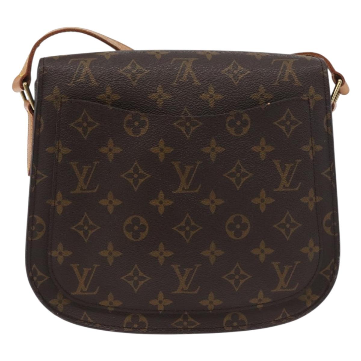LOUIS VUITTON Monogram Saint Cloud GM Shoulder Bag M51242 LV Auth 162705