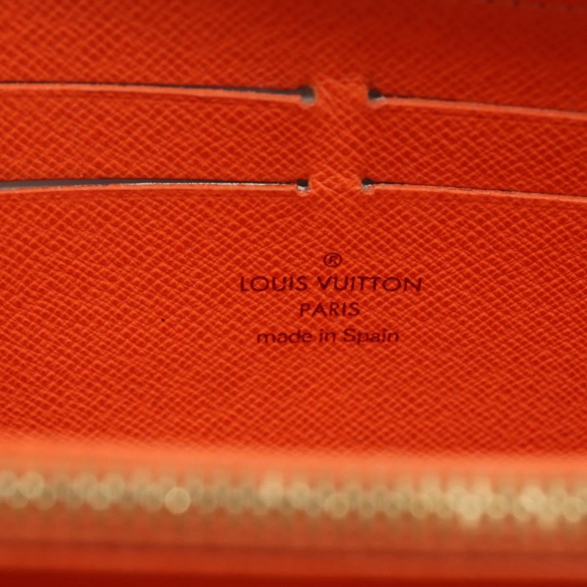 LOUIS VUITTON Monogram Multicolor Zippy Wallet White M60241 LV Auth 162714