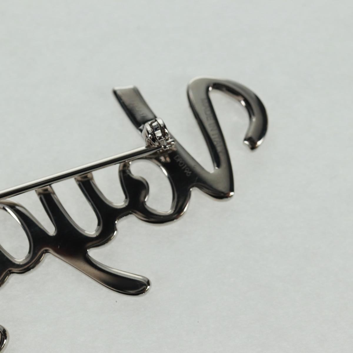 LOUIS VUITTON VolezVoguezVoyagez Brooch metal Silver M62507 LV Auth 162715M